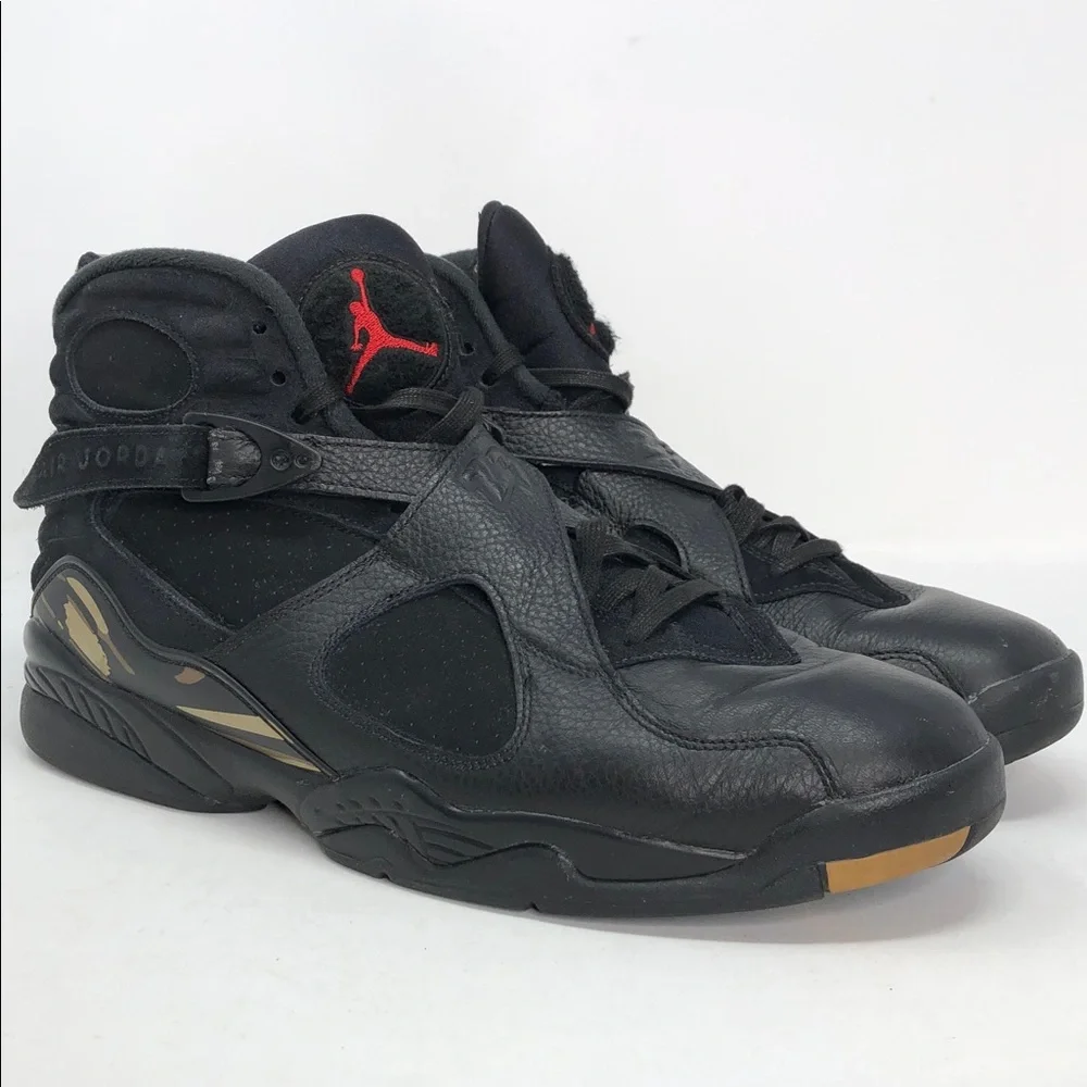 Air Jordan 8 Retro x OVO Black AA1239-045 Authentic Drake Sneakers - Size 14